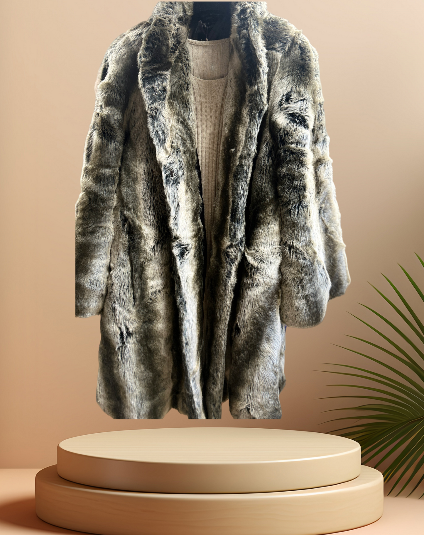 High Quality Faux Fur Coat
