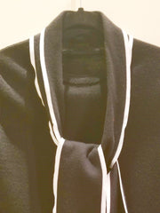 Escada blouse featuring an adjustable tie design and comfortable viscose fabric, perfect for a stylish look.