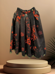 Cavalli Class Flower Pattern Lace Skirt showcasing intricate lace and floral design, perfect for elegant outfits.