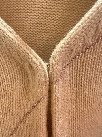 Close-up of the Laurel Vest showcasing its soft fabric and elegant stitch detail for stylish everyday wear.