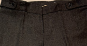 Michael Kors gray straight pants featuring a flattering fit, sleek design, and premium wool blend fabric.