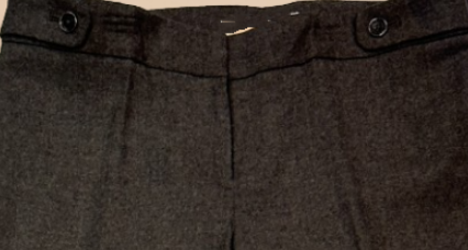 Michael Kors gray straight pants featuring a flattering fit, sleek design, and premium wool blend fabric.