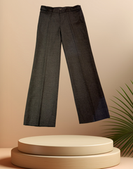 Michael Kors gray straight pants showcasing a flattering fit and sleek design, perfect for creating a tall and slim silhouette.