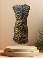 Michael Kors Leopard Print Dress showcasing bold design and high-quality fabric, perfect for making a fashion statement.