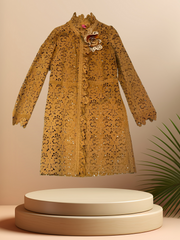 Save the Queen Hollow Carving Leather Coat with intricate design, perfect for spring, elevates any outfit from casual to formal.