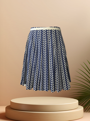 Seventy Blue Pattern Petti Skirt featuring a vibrant blue design, ideal for a flattering and stylish wardrobe addition.