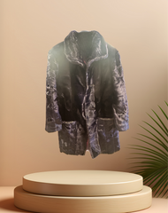 Purple High Quality Faux Fur Coat