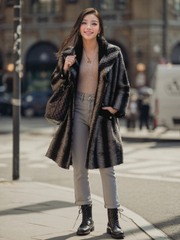 High Quality Faux Fur Coat