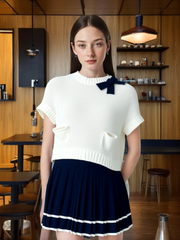 Seventy White Knitted blouse