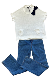 Seventy White Knitted blouse