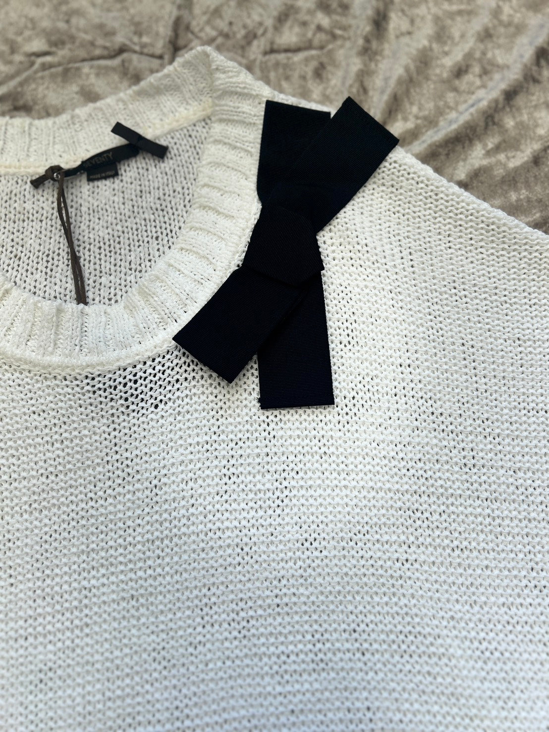 Seventy White Knitted blouse