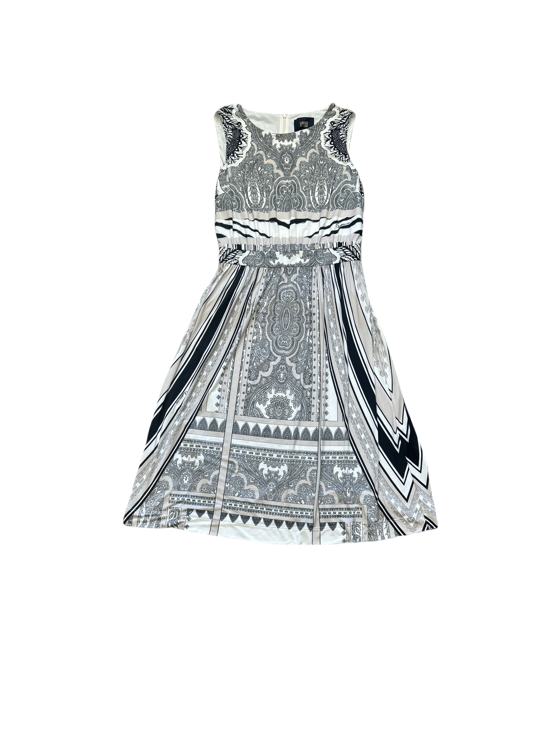 Cavalli Class Pattern Dress With Shawl