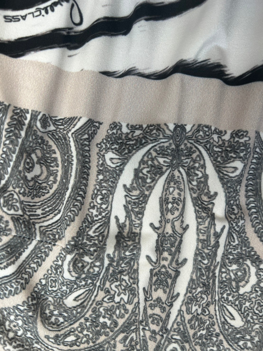 Cavalli Class Pattern Dress With Shawl