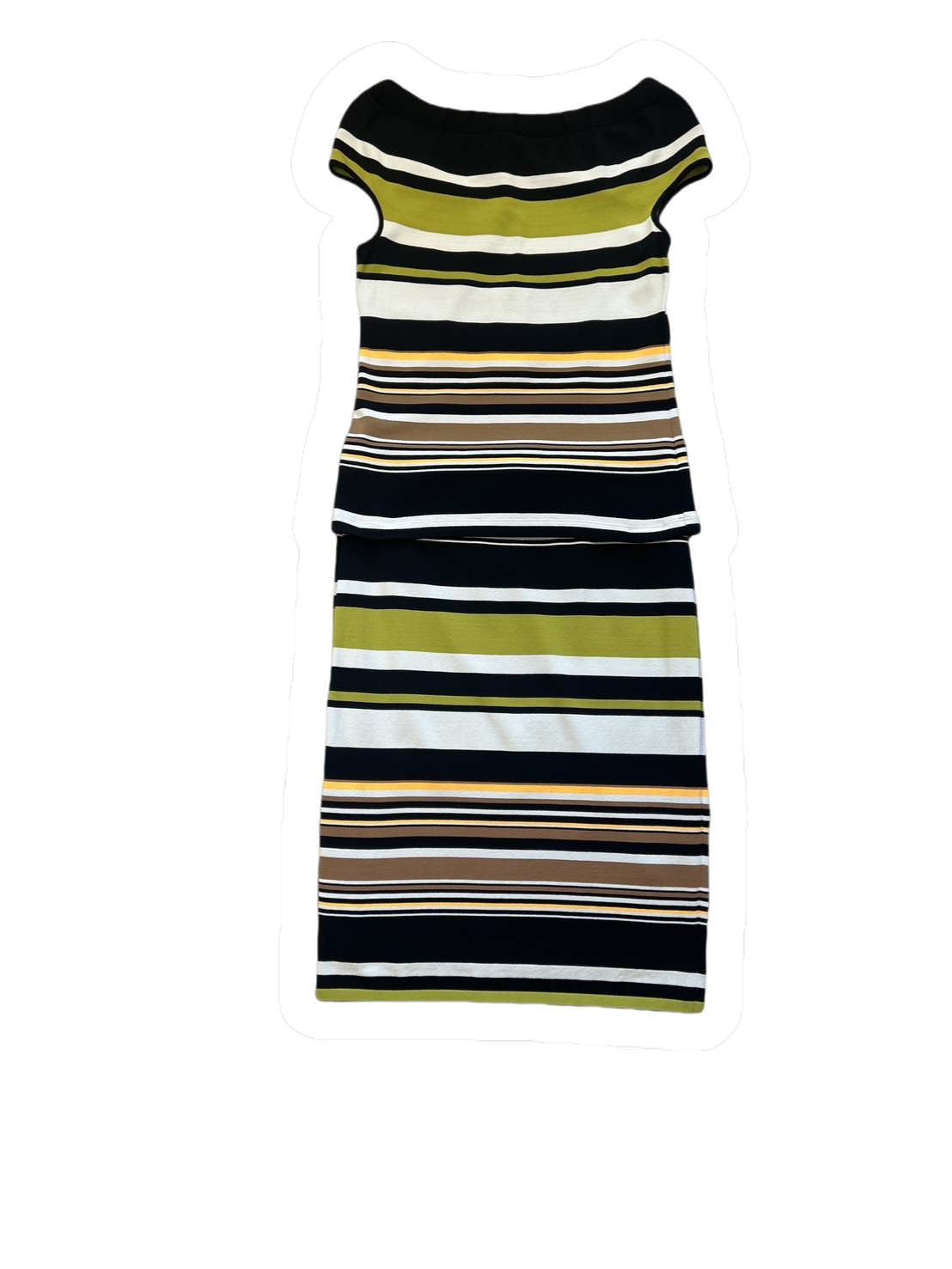 Marccain Stripeed Skirt