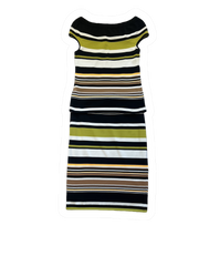Marccain Stripeed Skirt