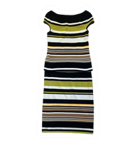 Marccain Stripeed Skirt