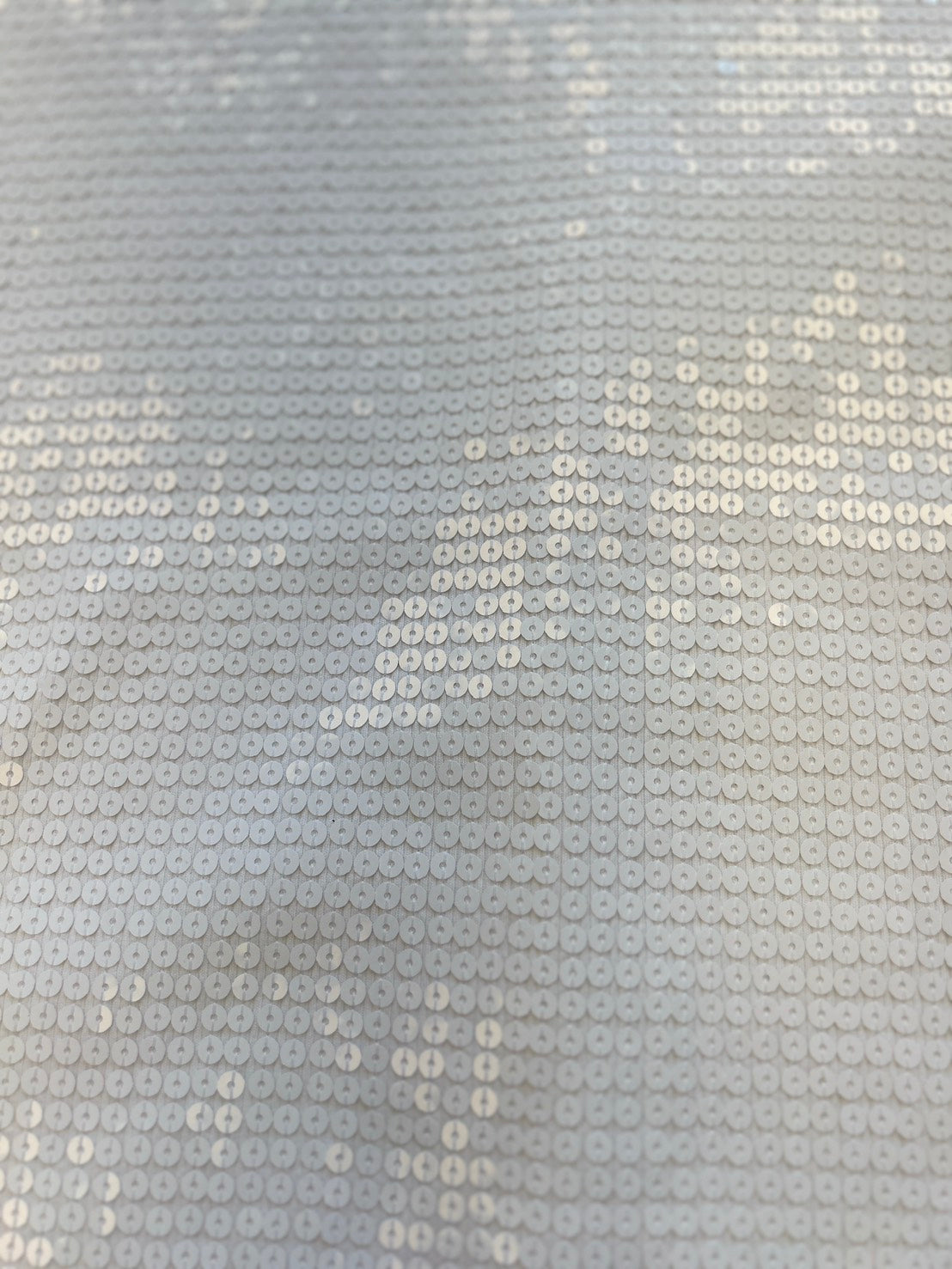 Michael Lors White Sequins Dress