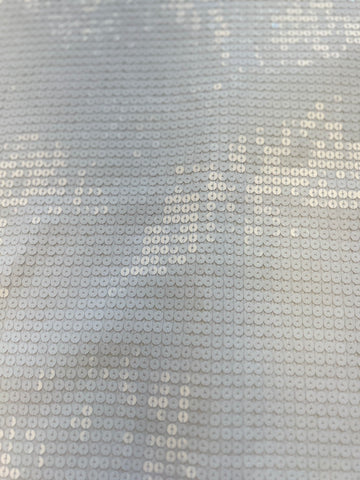 Michael Lors White Sequins Dress