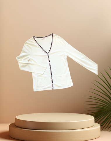 Laurel White Cardigan