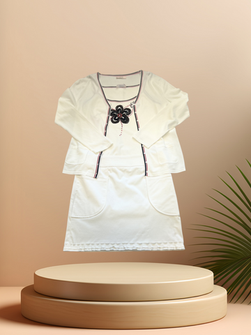 Laurel White Cardigan