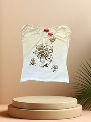 IMITZ JEANS White Blouse