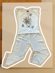 IMITZ White Cotton Pant