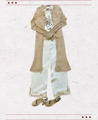 IMITZ White Cotton Pant