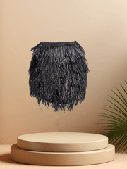 Michael Kors Feather Skirt featuring unique ostrich feather detailing, perfect for fashionable outfits this season.